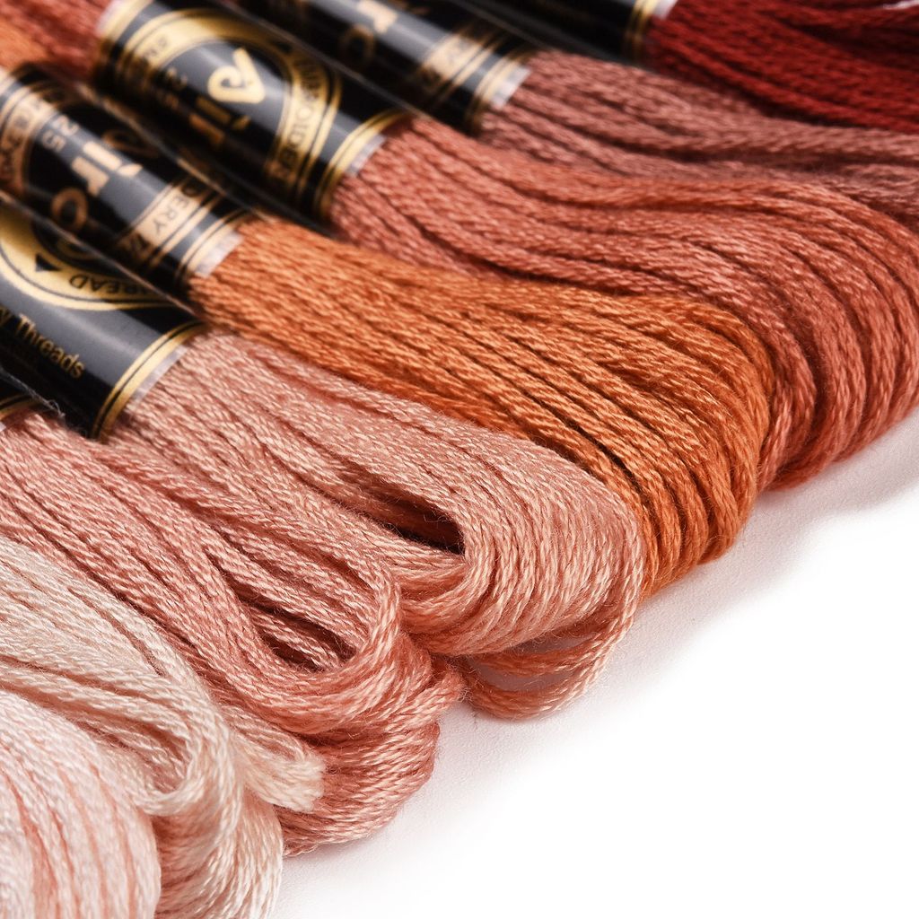 1 Set 8 Stränge 0,5mm 6-fädige – Embroidery Floss Thread Bewertung und Preis