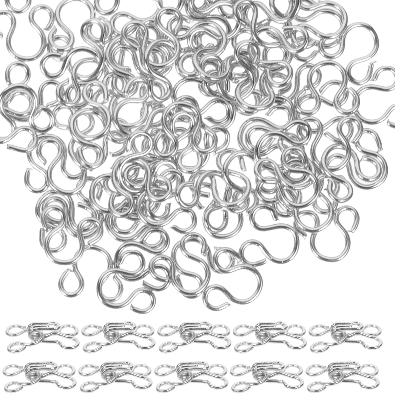 100 Stück Kupfer-Haken-und-Öse – Hook Eye Fastener Bewertung und Preis