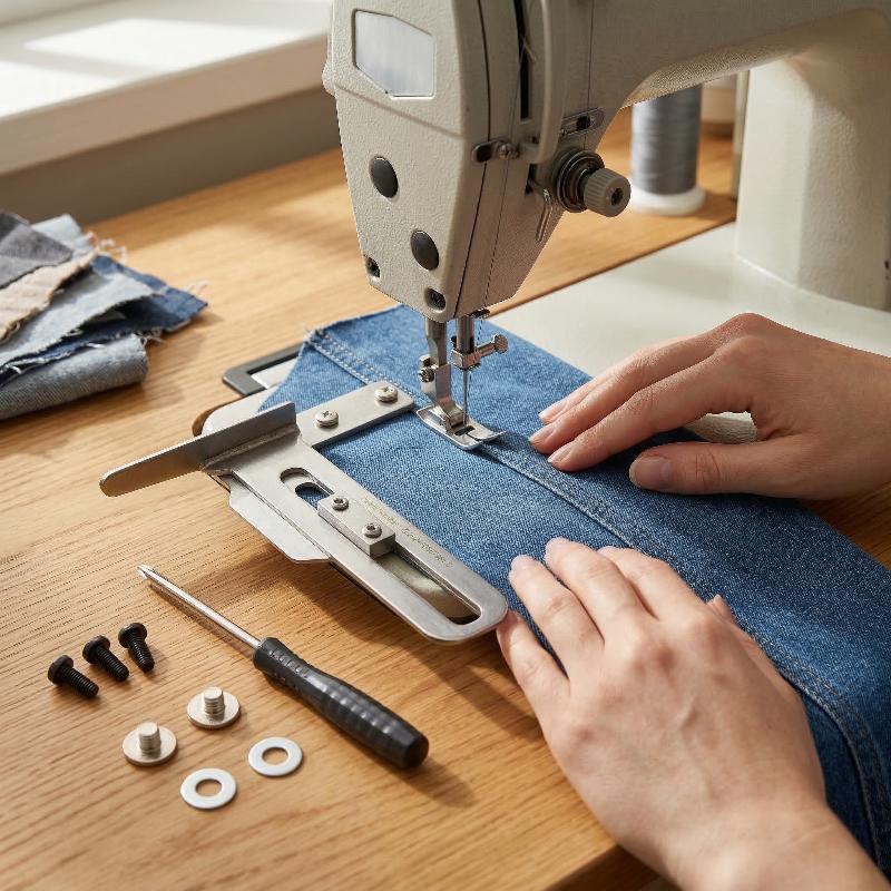 Dreinadel-Fünf-Faden-Zickzack- – Sewing Textiles Bewertung und Preis