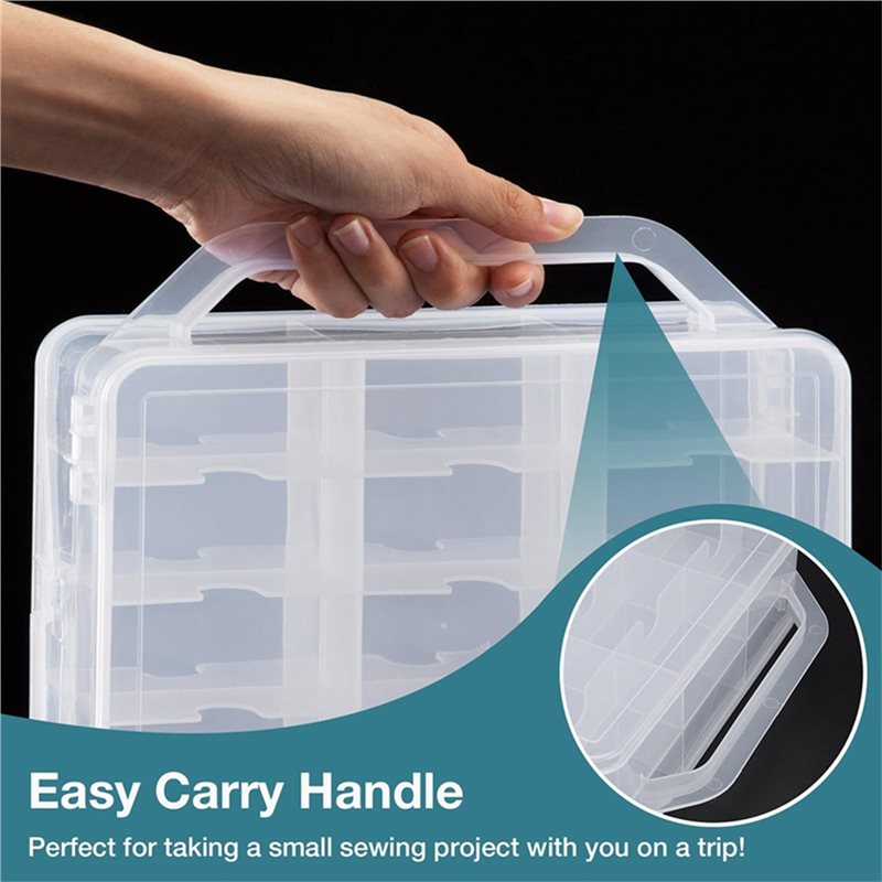 Näh-Organizer mit 46 doppelsei – Embroidery Floss Thread Bewertung und Preis