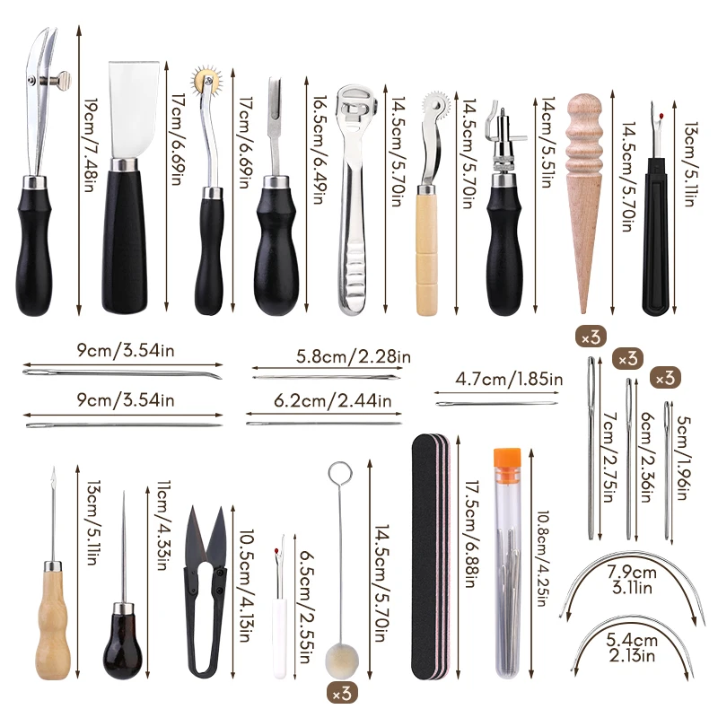 KRABALL Professionelles Lederh – Textile Sewing Kit Bewertung und Preis